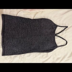 Lululemon Grey & Black Tank top
